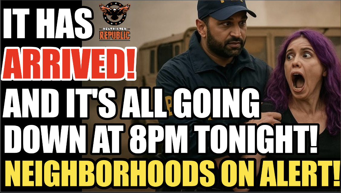 It Has Arrived! And It’s All Going Down Today at 8pm!  Neighborhoods on Alert! 